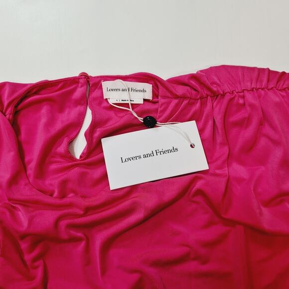 Lovers and Friends Encore Dress in Deep Pink Small - Picture 8 of 16